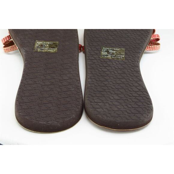 Reef Sz 11 M Orange Flip Flop Synthetic Women‎ Sandals - Picture 6 of 8
